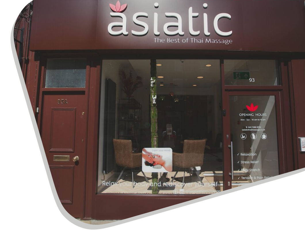 Massage place of Asiatic Thai Massage Islington, a serene massage sanctuary in London.