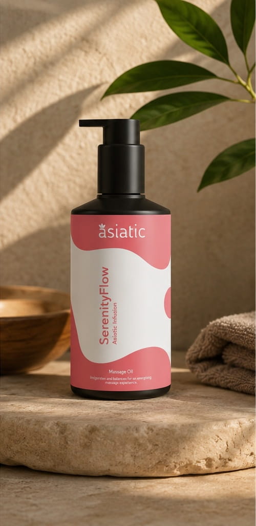 SerenityFlow massage oil used in Asiatic summer massage packages