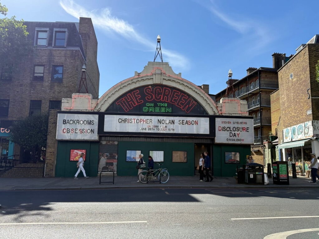 Screen on the Green on Upper Street in Angel Islington near Asiatic Thai Massage