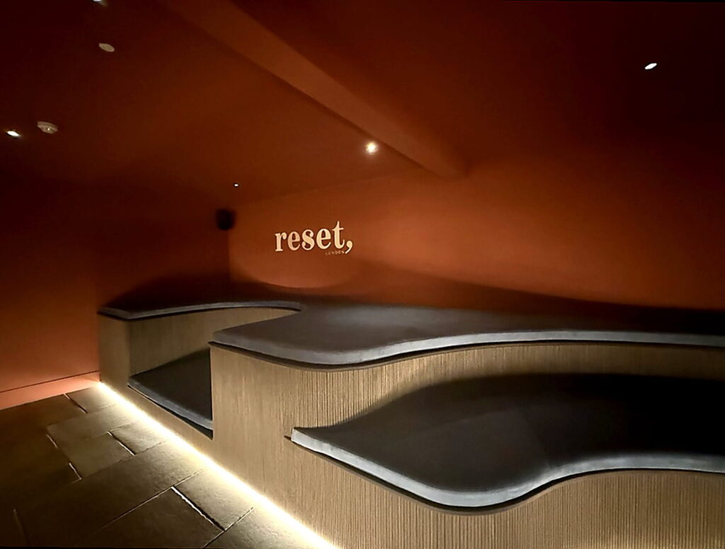 Reset London sauna on Upper Street, Islington
