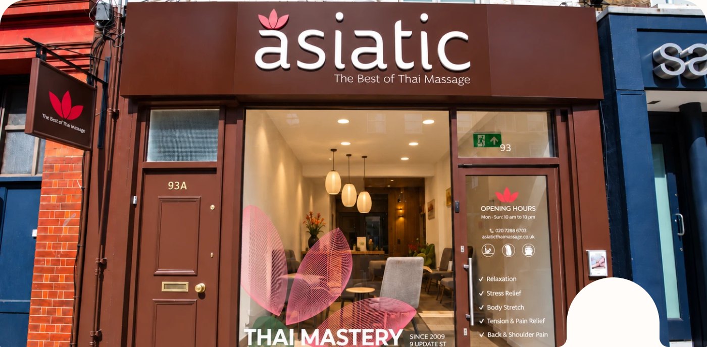 Asiatic Angel studio exterior on Upper Street