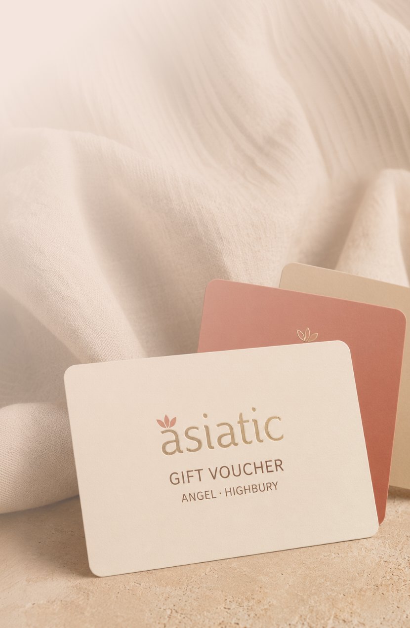 Asiatic gift voucher card